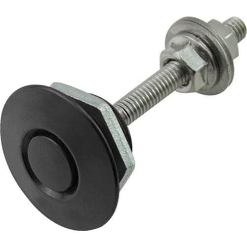 4PCS Universal 30MM Push Button Billet Hood Pins Lock Clip Kit Bonnets Lock Aluminum Car Quick Latch Mini Hood Lock