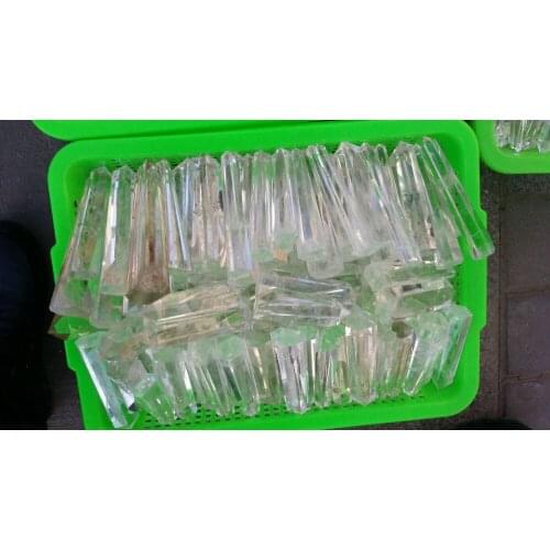5kg 80-110mm Natural Clear Quartz Crystal Single-end polished Wand Point Healing