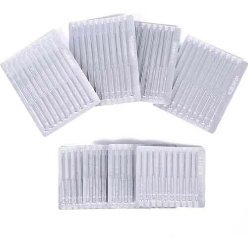 50pcs/pack Disposable Sterile Acupuncture Needles Acupuncture Needle Sterile Acupuntura Asepsis Aluminum Foil Packing