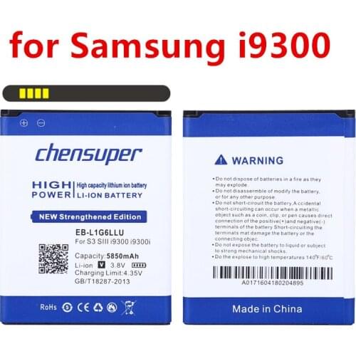 High capacity Phone Battery B600BC B600BE For Samsung Galaxy S3 S4 S5 S6 S7 EB-L1G6LLU EB-BG900BBC EB-BG920ABE EB-BG930ABE