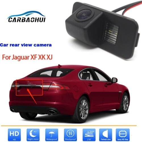 Car Parking Rear View Camera For Jaguar XF XK XJ 2012 2013 2014 CCD Full HD Rear View Back Up Reverse Parking Camera Waterproof