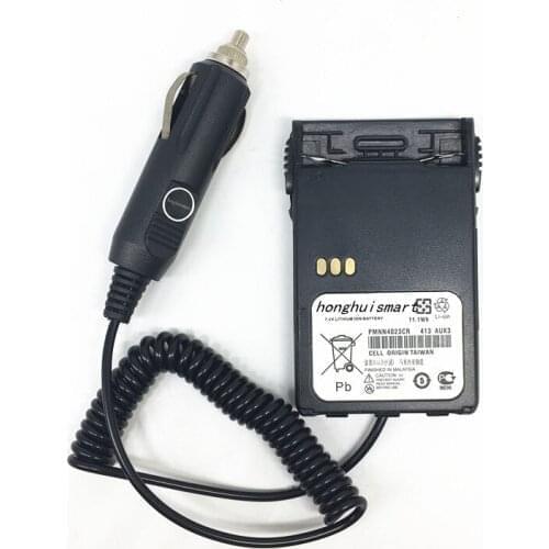 DC12V Car Charger Eliminator for motorola gp328plus,gp338plug ,gp388,gp344,gp628plus,gp688 etc walkie talkie