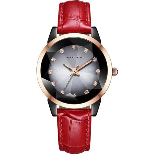 NAKZEN Women Watches Waterproof Black Ceramic Leather Luxury Fashion Ladies Quartz Watch Relogio Feminino Montre Femme