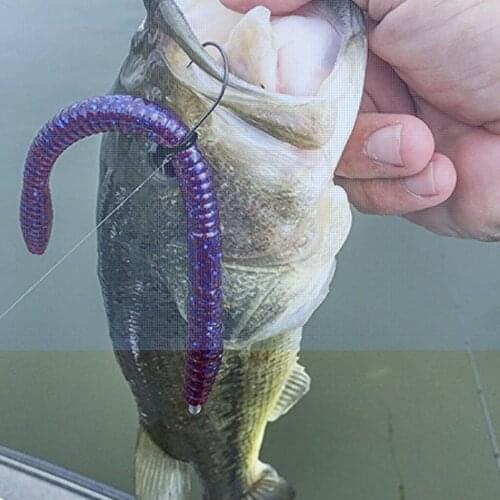 50pcs Black O-Rings for Worms Wacky Rig O-Ring Tool Fishing Bite Indicator Replacement Tackles for Fisherman