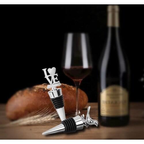 Zinc Alloy Wine Stopper Bottle Stoppers Wine Bottle Plug Barware Bar Tools Gadgets Kitchen Accessories