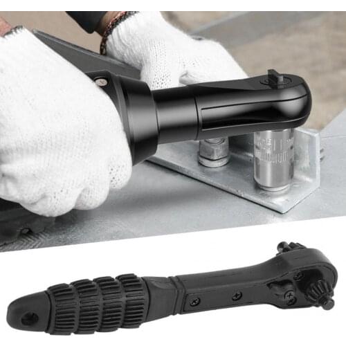 Key Wrench 2-in-1 Drill Chuck Key Wrench Dual-Use Ratchet Spanner 12.7mm 17.5mm for Power Tools