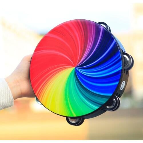 8Inch 20" Tambourine Drum Head Percussion Instrument Toy