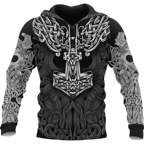 Norse Mythology Viking Armor 3D All Over Printed Mens hoodies Harajuku Streetwear Hoodie Unisex Autumn Casual Jacket Tracksuits