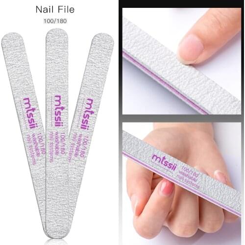 Nail File Sanding Files Buffer Block Professional Double Side Nail File Art Tips Manicure Accessories Nail Care Tool
