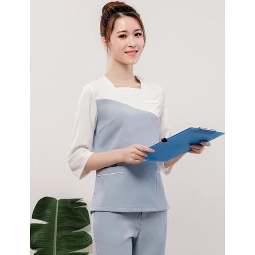 Beauty Salon Work Clothes Female Spring And Summer Clothes Medical Beauty Skin Manager Uniform