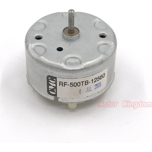 RF-500TB-12560 DC 3V~12V Micro Mini 32mm Diameter Round Motor For VCD CD DVD player