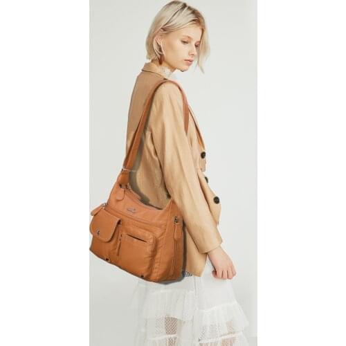 European Style Luxury Handbags Mini Crossbody Bags for Women 2020 Soft PU Leather Brand New Chic Shoulder Bags