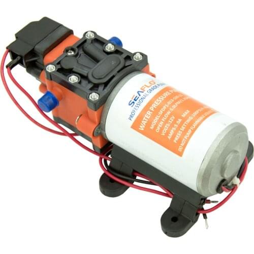 12V 100 PSI 1.3 GPM Diaphragm Pump Boat Marine RV Self Priming Water Pump
