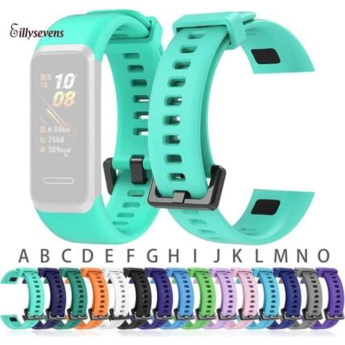 Silicone Watchband For Smart Watch Soft Sports Strap Replacement Wrist Band For Huawei 4 Smart Watch Band Браслеты