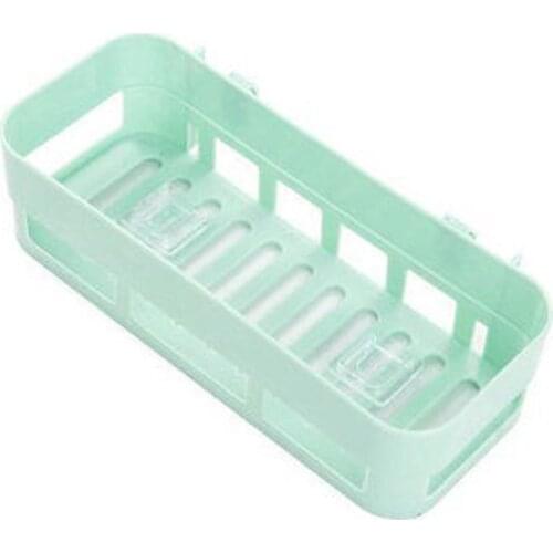Home Decoration Shower Gel Wall-Mounted Paste Type Corner Storage Rack Storage Bag Shampoo Bathroom Shelf