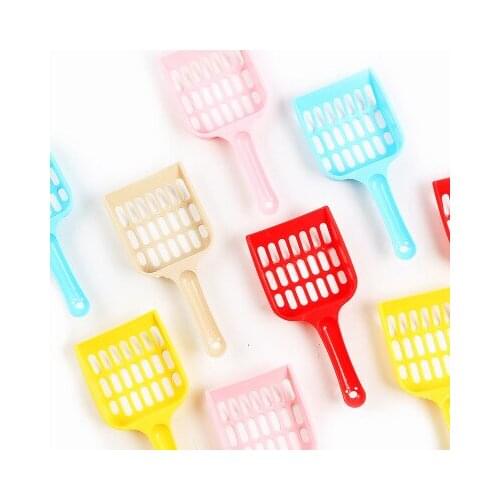 Cat Cleaning Supplies Colored Plastic Cat Litter Shovel Plastic Cat Litter Shovel Pet Supplies Litter Scoop