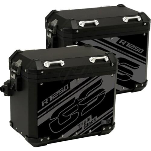 For BMW Motorrad Aluminum Box Panniers R1200GS R1250GS Adventure 2004-2021 Motorcycle Triple Black Sticker
