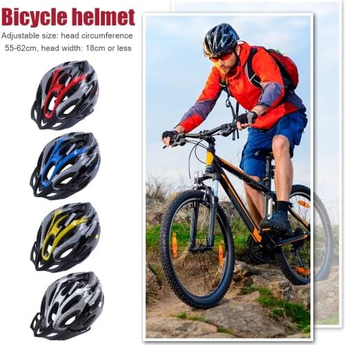 Bicycle Helmet Adjustable Men Women MTB Mountain Bike Riding Helmet Mountain Road Bike Integrally Molded Cycling with 21 Vent