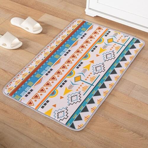 Entrance Mat Door Carpet Home Kitchen Bathroom Anti-Slip Mat Bathroom Absorbent Foot Pad Outdoor Rugs Geometric carpet