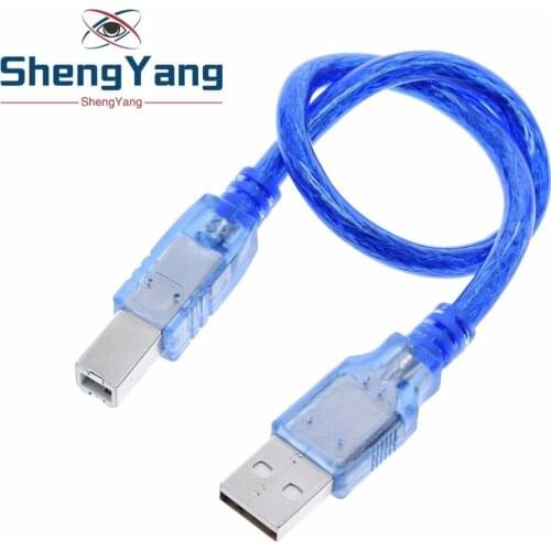 TZT 30cm USB Cable UNO R3 / Mega 2560 R3/ ADK USB-A to USB-B for arduino