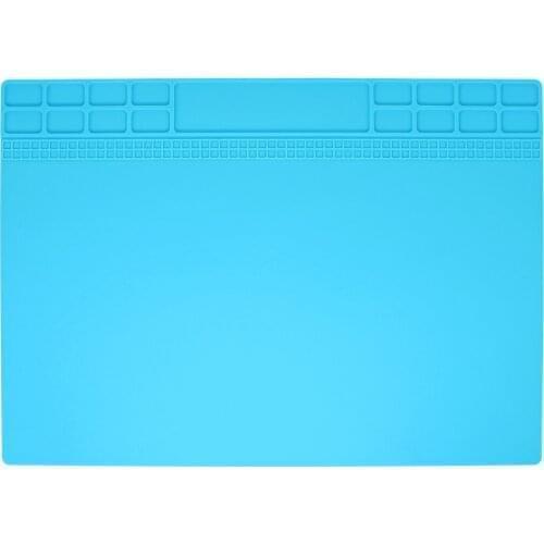 1Pc 35x25cm Heat Insulation Silicone Mat High Temperature Maintenance BGA Workbench