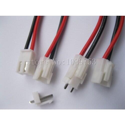 20 pcs VH3.96 3.96mm 2 Pin Female & Male Pin Connector 22AWG 200mm Leads Cable
