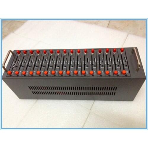 2015 New arrival 16 ports bulk sms modem pool with Q2303 wavecom module