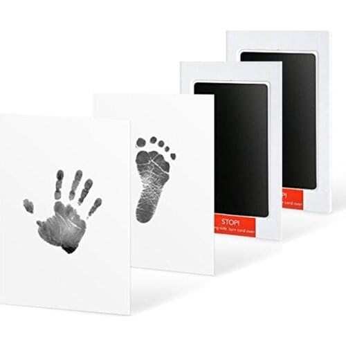 6 Colors Non-Toxic Baby Handprint Kit Imprint Footprint Imprint Baby Souvenirs Newborn Baby Items Ink Footprint Infant Toy