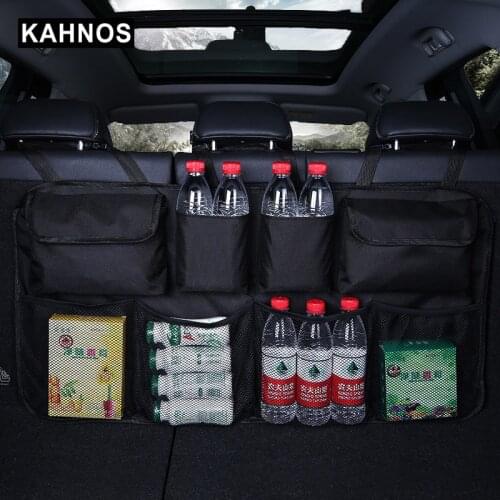 Car Trunk handbag Organizer net pocket handbag holder High Capacity Multi-use Oxford Automobile Seat Back Organizers Auto Backse