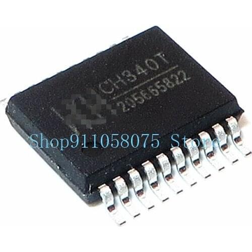 Free freight CH340T CH340 SSOP-20 10pcs