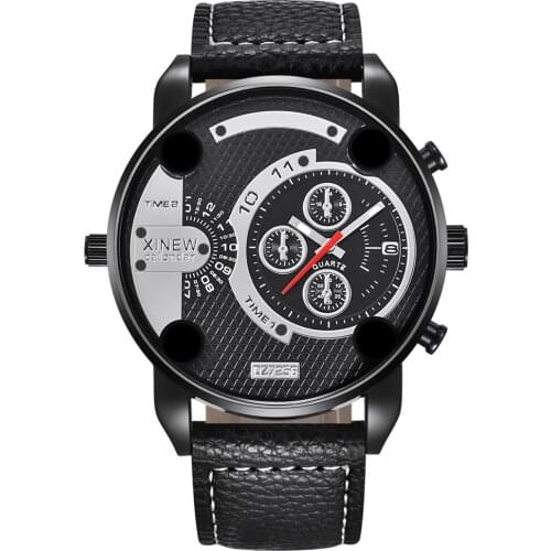 Mens Watches Waterproof Sport Chronograph Quartz Military Wrist Watch часы мужские relogio masculino reloj hombre montre homme