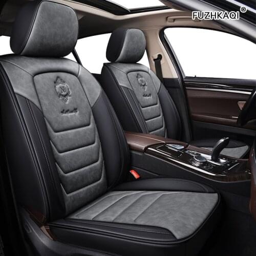 FUZHKAQI leather car seat cover For ssangyong kyron actyon sport korando rexton accessories covers for vehicle seats