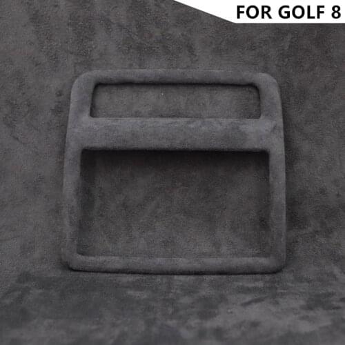 For Volkswagen VW Golf 8 MK8 2020 2021 Luxury material short plush rear air outlet Decorative cover Accessories