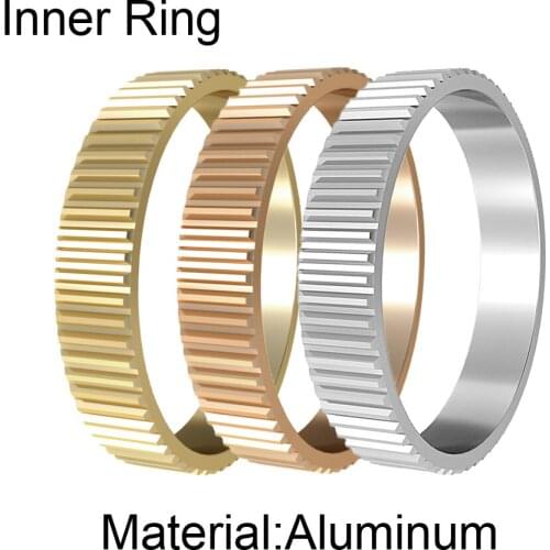 Cremo Stainless Steel Quarter Ring Femme Bague Interchangeable Lining Accessories Jewelry Acier Inoxy