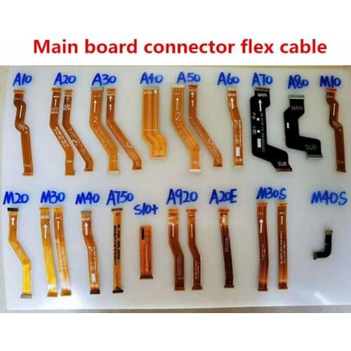 Main Board Motherboard Connector Board Flex Cable For Samsung A10 A20 A30 A40 A50 A60 A70 A80 M10 M20 M30 M40 A750 S10 Plus A20E
