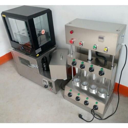 Multifunctional Pizza Oven Pizza Burger Food Insulation Display Cabinet Pizza Cone Machine 220V 110V