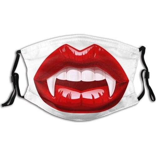 Reusable Washable Cotton dust proof Protective Mask Personality Funny Mouth Face Mask Christmas Halloween Cosplay Accessory Prop