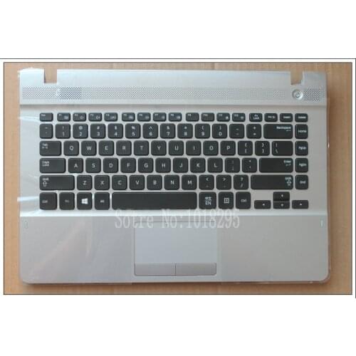 NEW For samsung NP270E4E NP270E4V NP275E4V English US laptop keyboard with white case Touchpad BA75-04434L