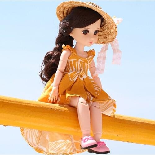Aidolla 1/6 BJD Doll Clothes DIY Dolls Accessories Movable Joint Princess Dress Fashion Dress Girl Toy Doll Gift DIY Clothes