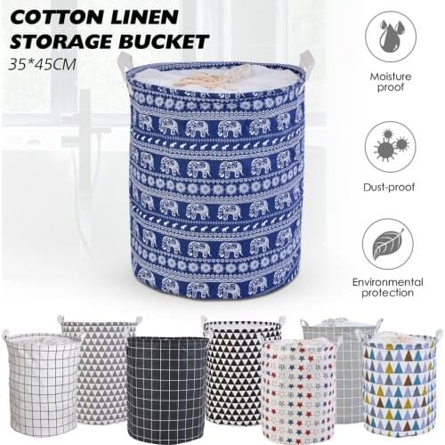 Folding Laundry Basket For Kids Toy Storage Basket Sundries Books Dog Toys Organizer Storage Box Clothes Storage Bag