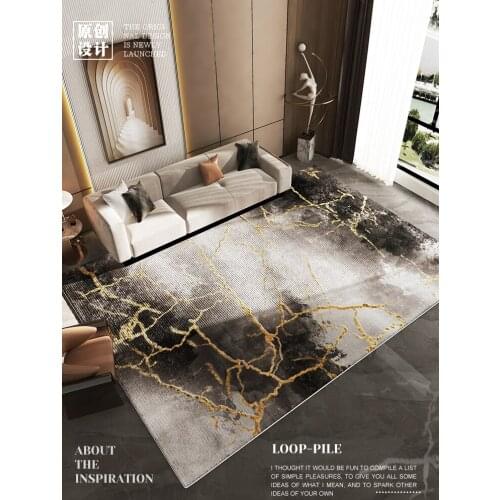 Light luxury senior living room carpet modern minimalist coffee table blanket sofa bedroom bedside cushion floor mat home