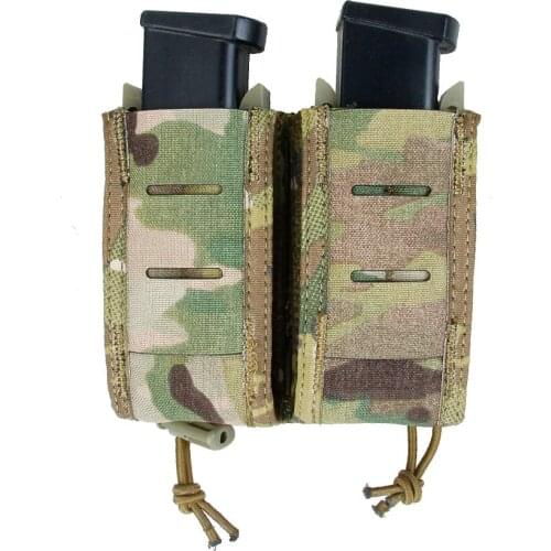 TMC Tactical Outdoor Sports Double Bag Magazine Multicam MOLLE Quick Removal Strip TMC3353