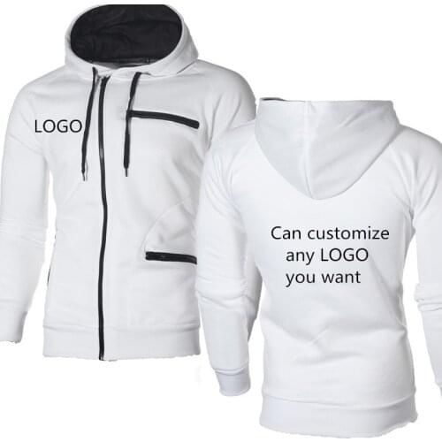 Fashion new Spring Autumn Mens Hoodies Custom logo printing casual Mens Hoodie high quality Cotton Mens Sweatshirt