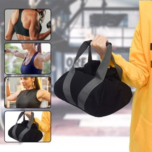 Weightlifting MMA Boxing Training Sandbag Fitness Black Sand Bag Heavy Duty Saddlebag Weight Bag Canopy Tent Feet Bag