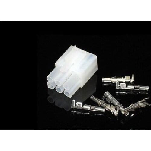 10pcs 6pin Power Connector Plug Cord For YAESU FT-857D/FT-897D