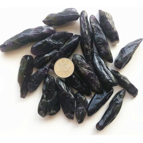 100g Natural Big Dog-teeth Shaped Amethyst Gravel Crystal Degaussing Stone Decoration Natural Stones and Crystals 40-80mm