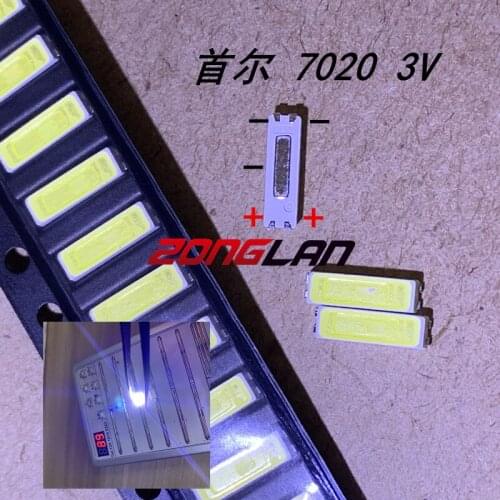 SEOUL 100PCS LED Backlight 0.5W 3V 7020 STHBI141E-B Cool white LCD Backlight for TV TV Application 50LM