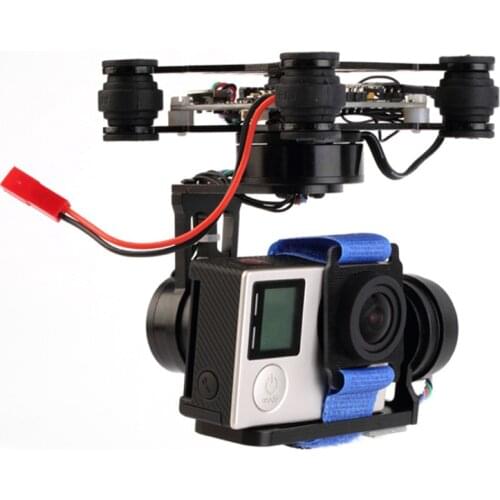 3 Axis Brushless Gimbal Storm32 Controlller Lightweight FPV Gimbal plug and play For GoPro Hero 3 4 F450 F550 Aerial Photography