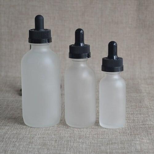 330pcs*30ml * 60ml frosted clear glas bottels with childproof &tamper proof caps +rubber +dropper