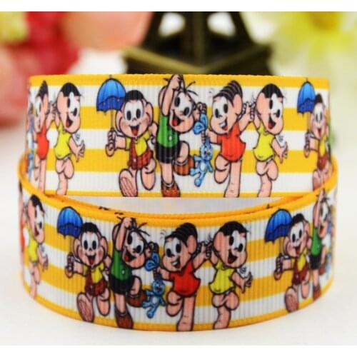 22mm 25mm 38mm 75mm Ruban satin Monica Cartoon Character printed Grosgrain Ribbon party decoration X-00593 10 Yards